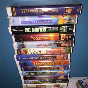 25 Disney VHS